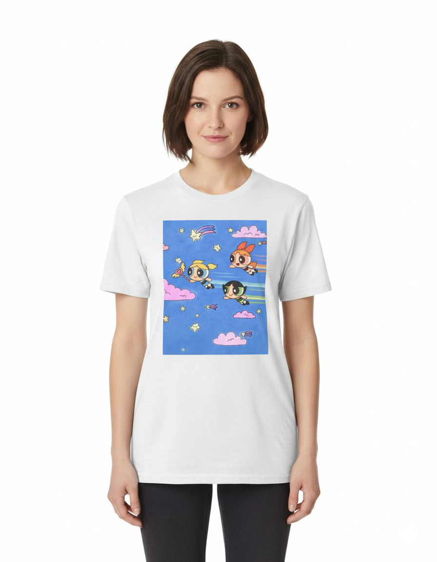 💥 Powerpuff Girls Tee – Sugar, Spice & Everything Nice!