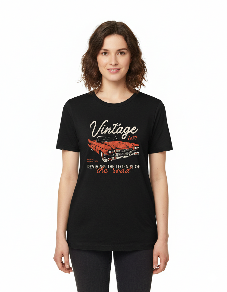 🚗 Vintage Legends Tee – Reviving the Spirit of the Road 🛣️