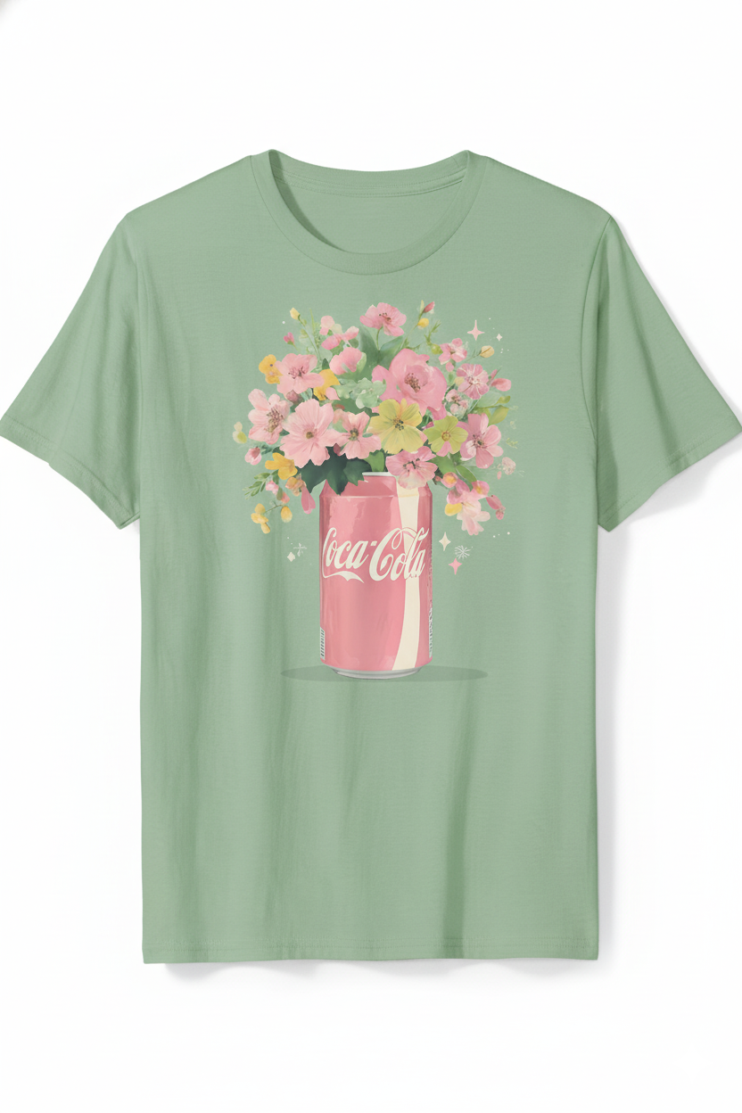 Sweet & Fizzy Floral Coca-Cola Tee