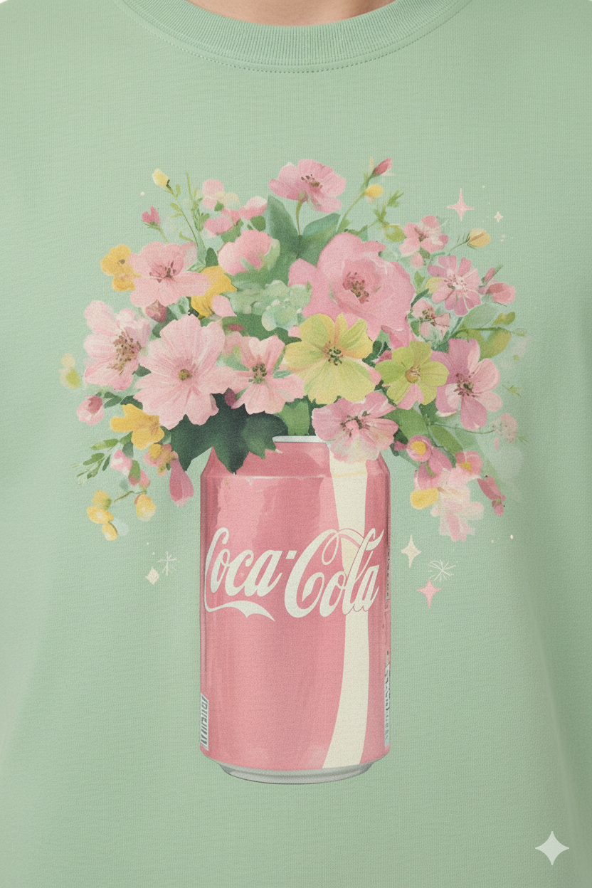 Sweet & Fizzy Floral Coca-Cola Tee