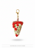 🍕 Crochet Pizza Slice Charm – Slice of Fun