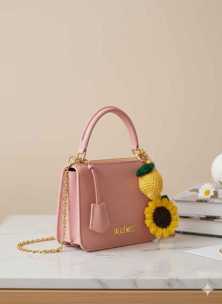 🍋 Crochet Lemon Charm – Zesty &Sweet