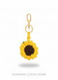 🌻 Crochet Sunflower Charm – Little Ray of Sunshine