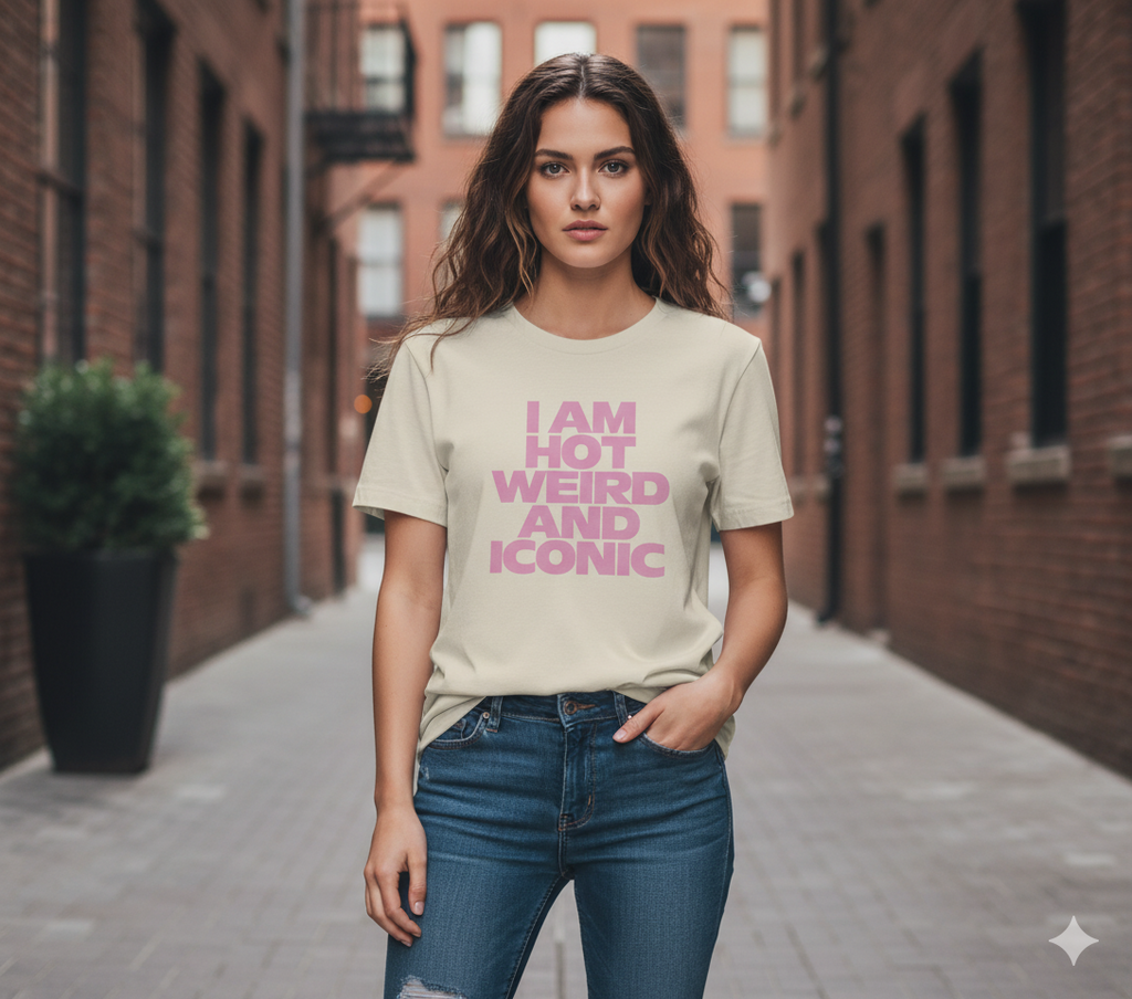 Hot, Weird & Iconic Tee 💖🔥✨