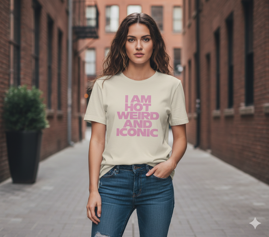 Hot, Weird & Iconic Tee 💖🔥✨