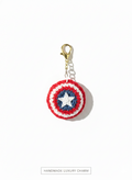 “Star Shield Charm – Handcrafted Crochet Hero”