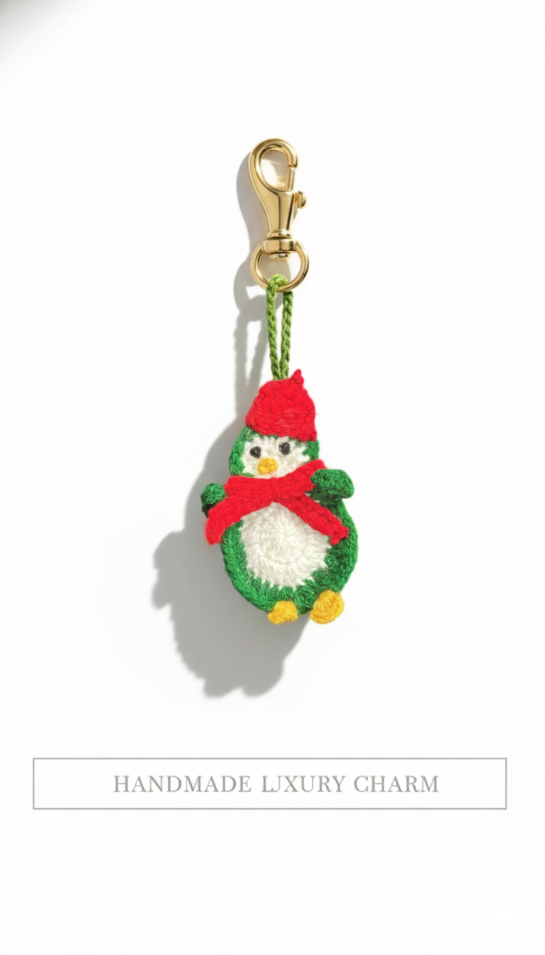 Winter Whimsy – Crochet Penguin Charm