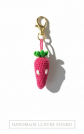 Pink Mirchi Pop – Handmade Crochet Chilli Charm