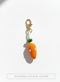 🥕 Carrot Cutie – Handmade Crochet Charm