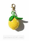 🍋 Zesty Lemon Drop – Handmade Crochet Lemon Charm