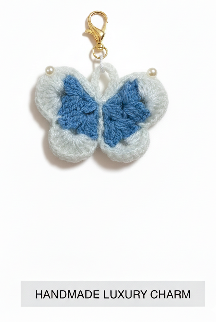 Butterfly Crochet Charm