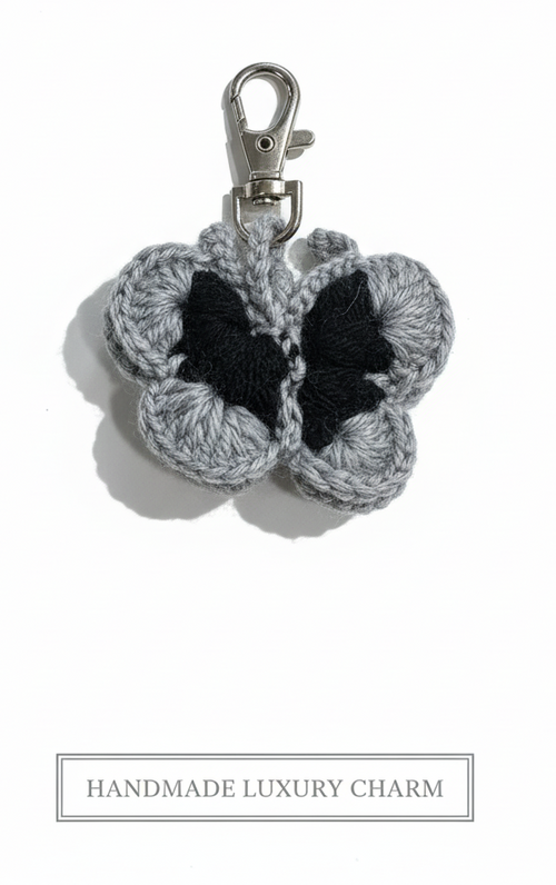 Butterfly Crochet Charm