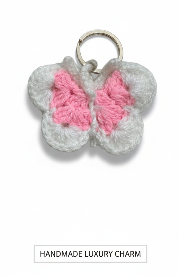 Butterfly Crochet Charm