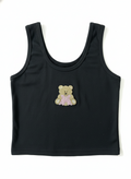 Beary Adorable – Embroidered Crop Tank