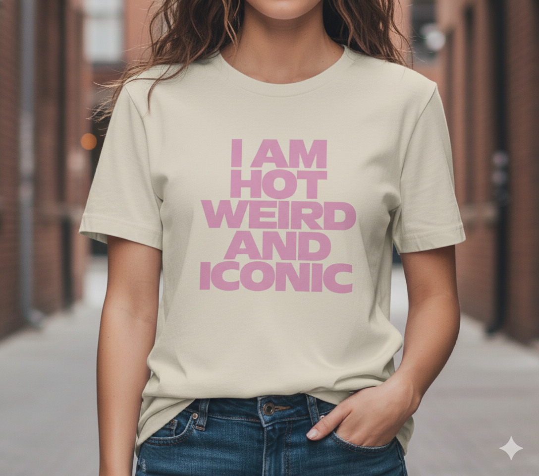 Hot, Weird & Iconic Tee 💖🔥✨