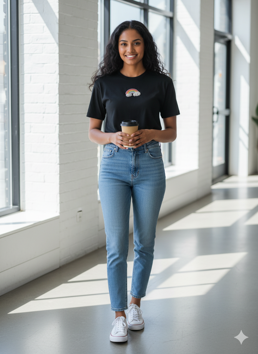 🌈 Rainbow Vibes Tee