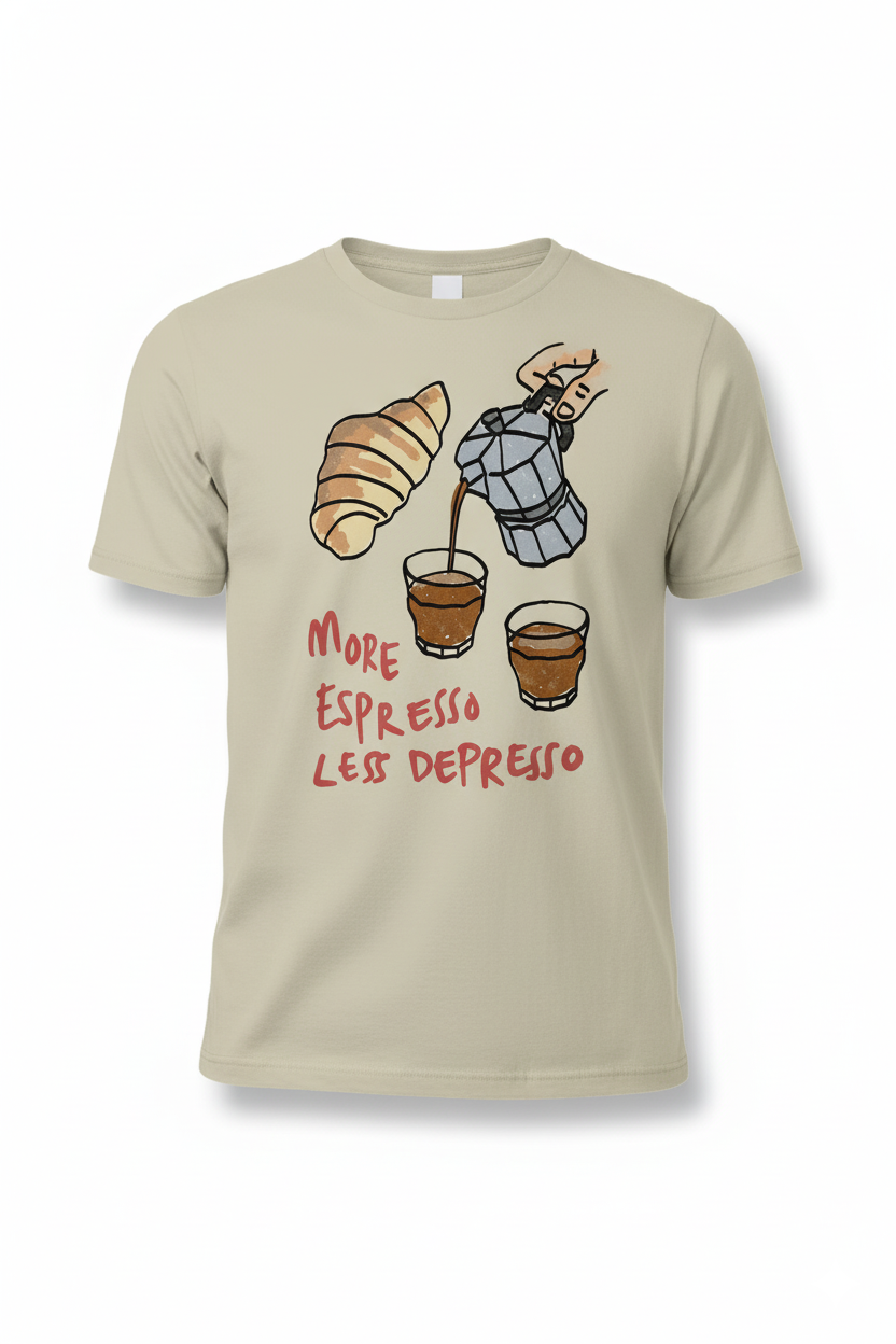 ☕ More Espresso, Less Depresso Tee