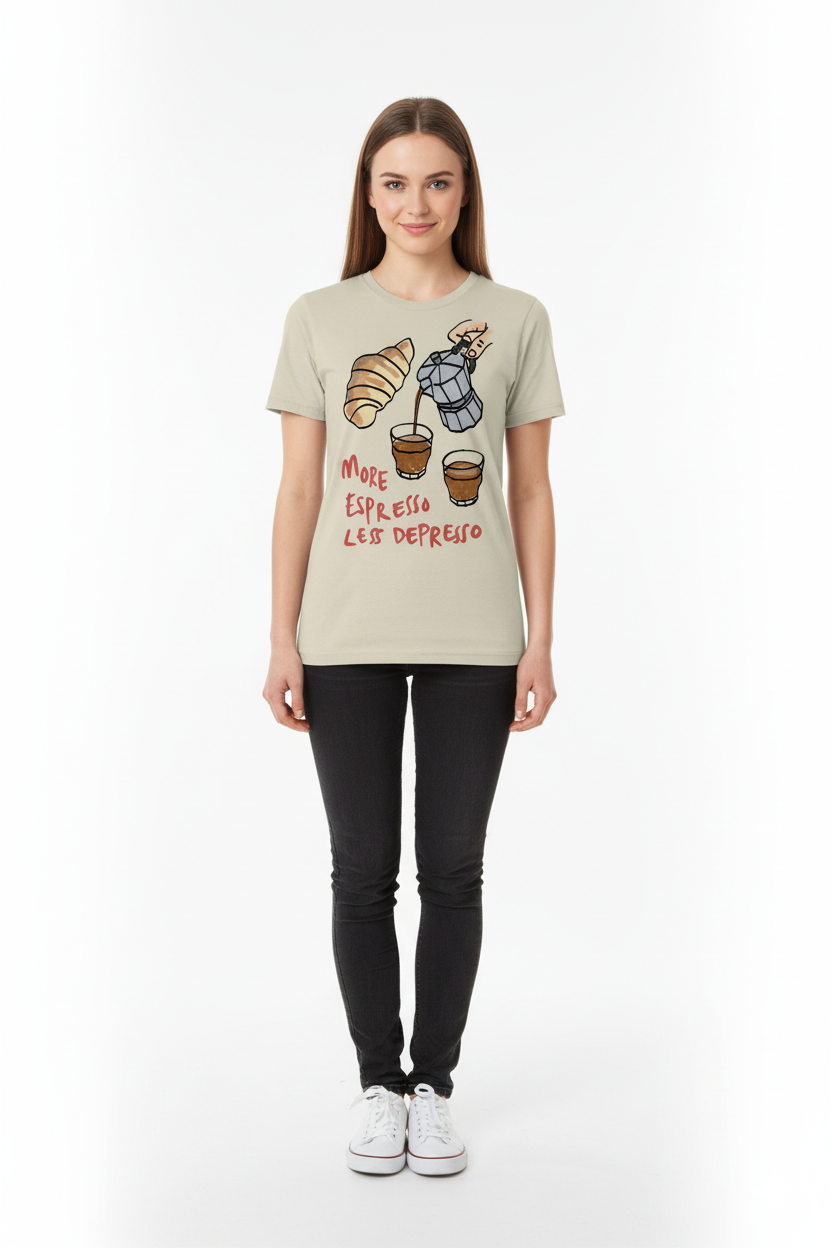☕ More Espresso, Less Depresso Tee