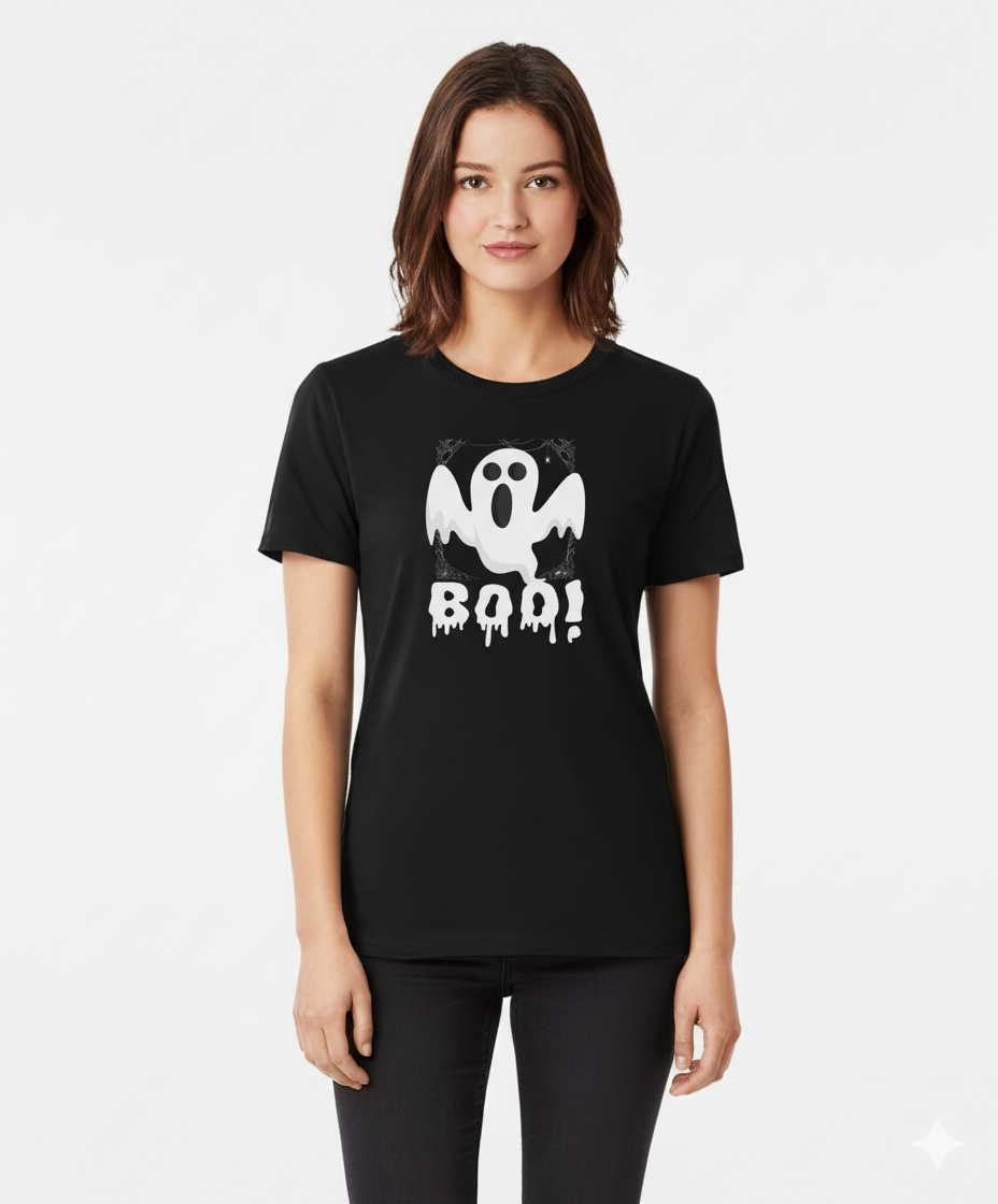 BOO-tifully Spooky Black Tee
