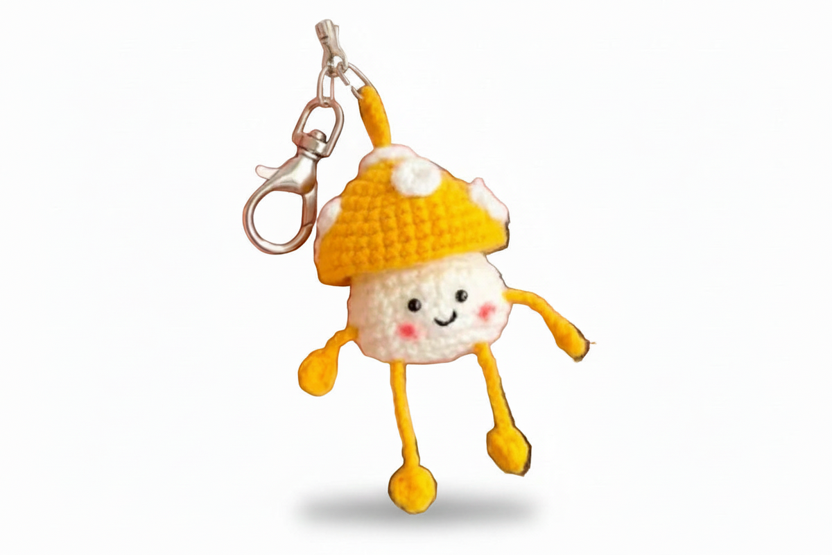 Mashroom Crochet charm