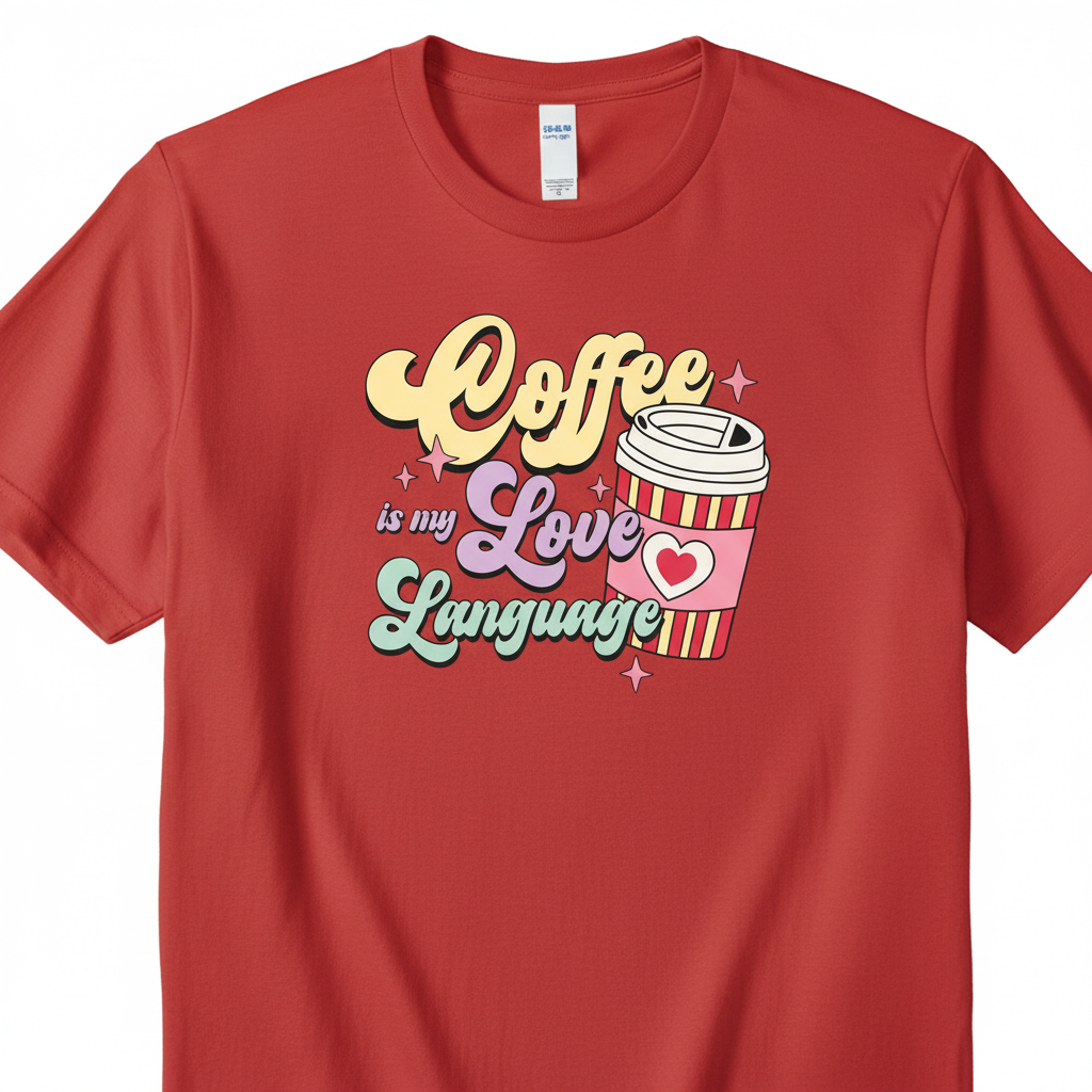 ☕ "Coffee is My Love Language" Tee ❤️