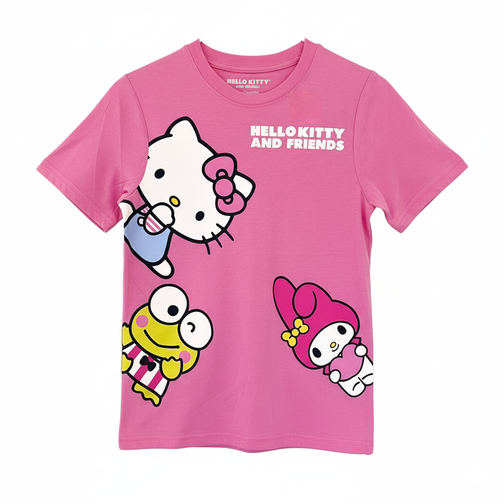 🌈 Squad Goals – Hello Kitty &amp; Friends Tee 💖