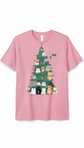 🎄 “Meowry Xmas” Cat Christmas Tee — Cute, Cozy &Purr-fectly Festive! 🐾