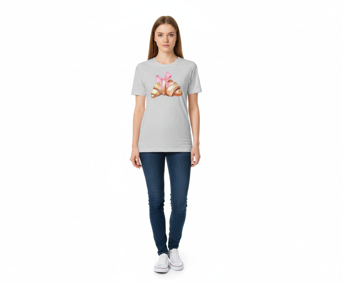 "Croissant Cutie" Tee