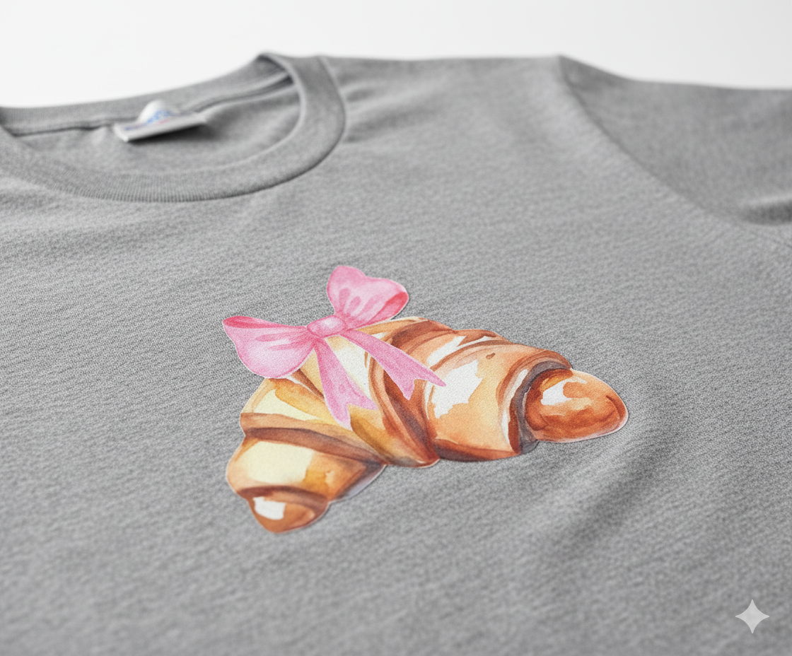 "Croissant Cutie" Tee