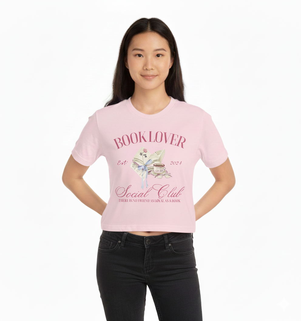 Bookish Bliss Tee – Pink & Cozy
