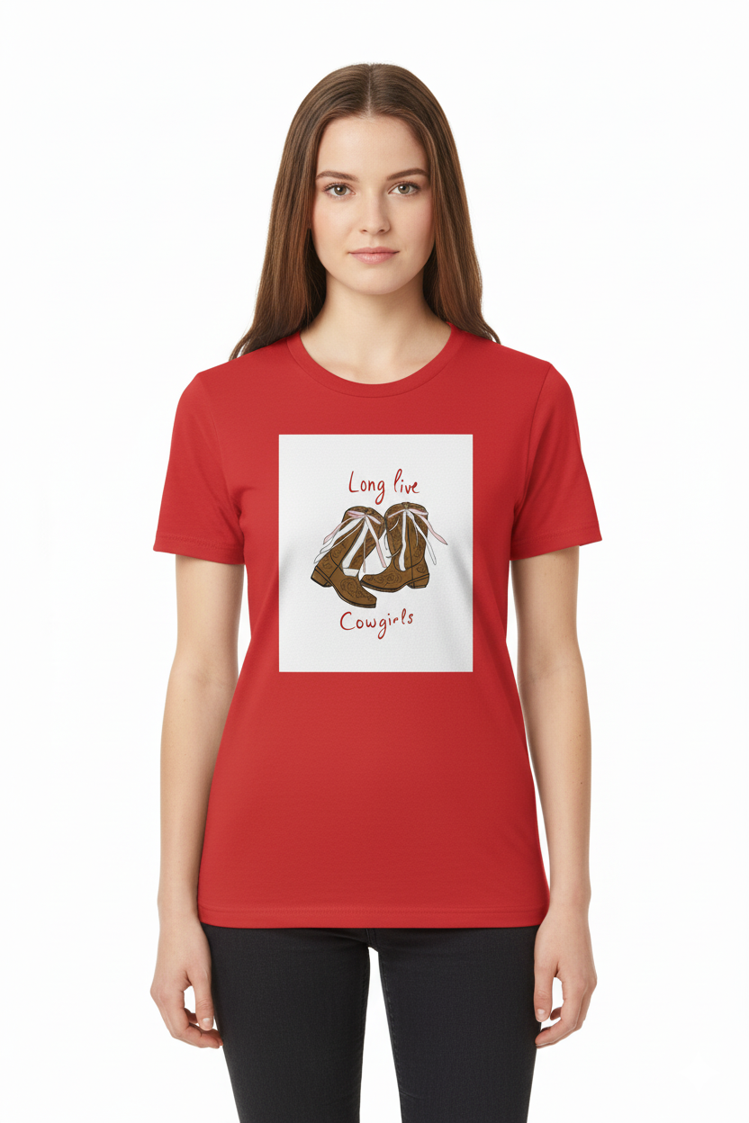 Long Live Cowgirl – Western Vibes Printed Tee