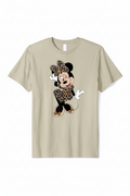 🐆 Minnie Leopard Chic Tee – Fun Meets Fashion!