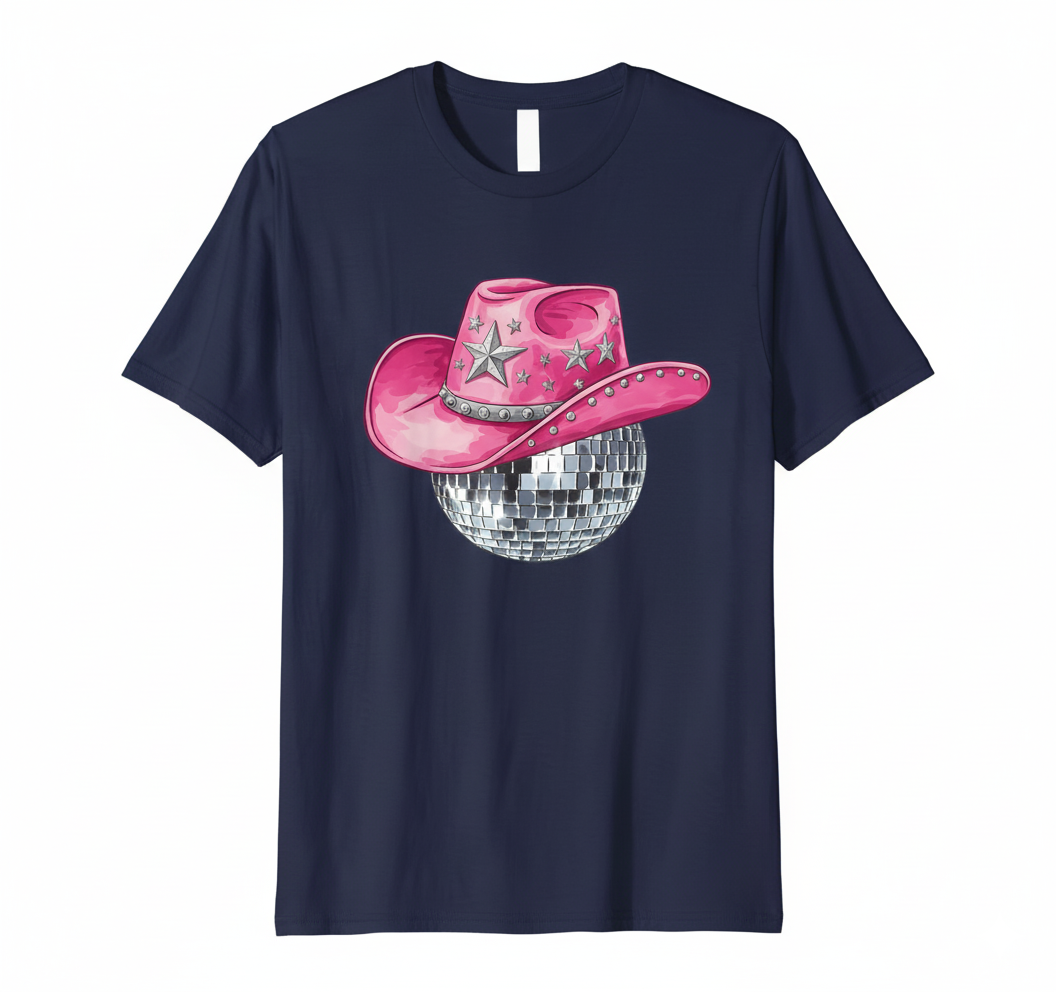 ✨Yeehaw Vibes Only: Disco Cowboy Tee✨