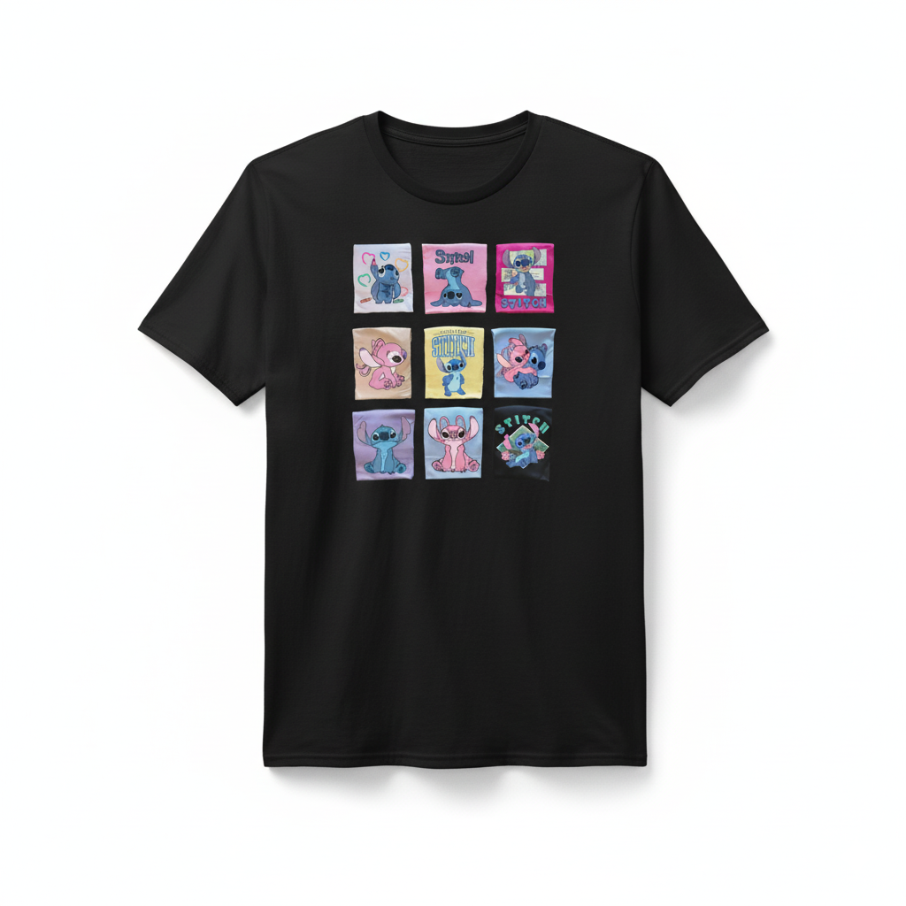 💙 Galactic Love: Stitch & Angel Tee 💗