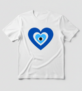 💙 Protected Love Tee – Evil Eye Heart