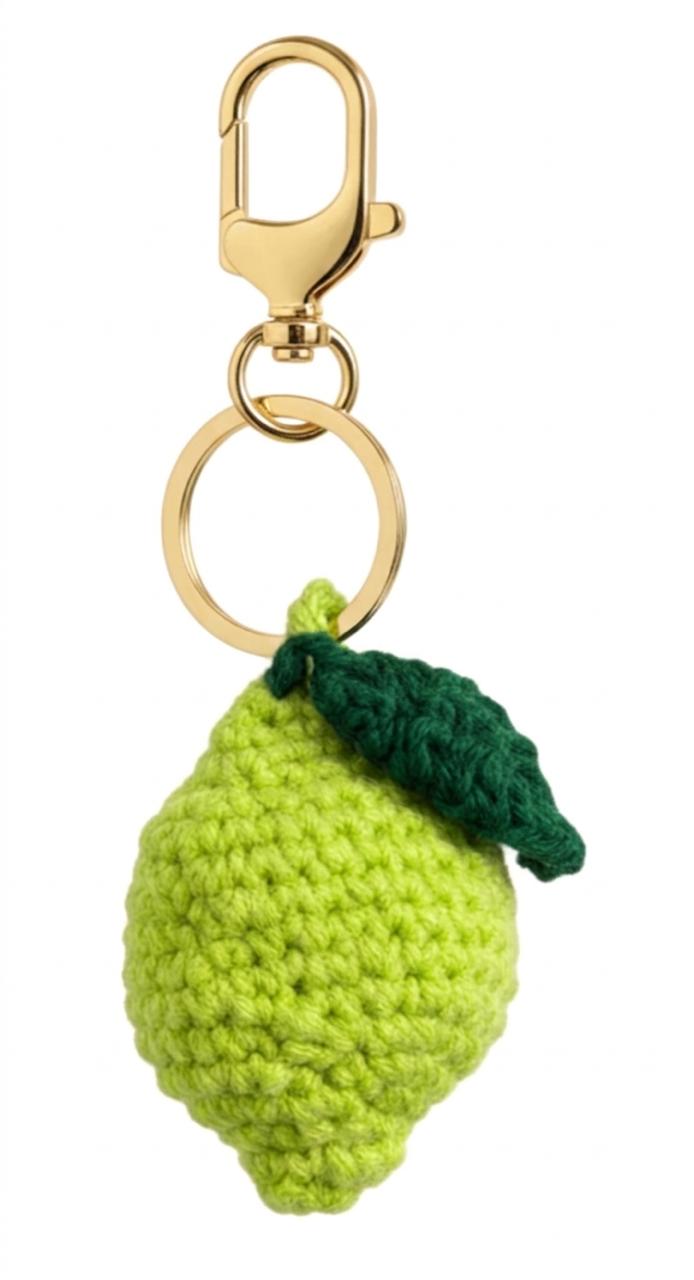 🍋 Crochet Lemon Charm – Zesty &Sweet